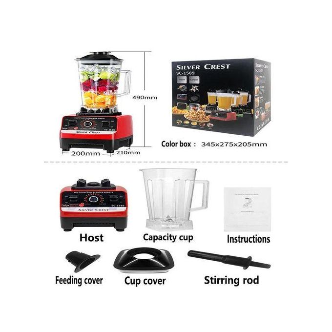 SILVER CREST LM-2.6L 2-In-1 Professional Durable Heavy Duty Commercial Blenders - 🚚 FREE DELIVERY